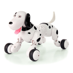 Роботи - Іграшка-робот Happy Cow Собака на радіокеруванні біло-чорна (HC-777-338b)