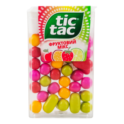 Солодощі - Драже Tic tac Фруктовий мікс (80816652)