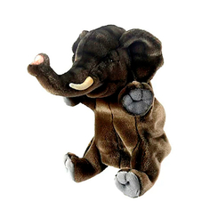 Мягкие животные - Мягкая игрушка Hansa Слон puppet 24 см (4806021940402)