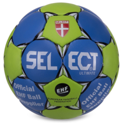 Спортивные активные игры - Мяч для гандбола SELECT HB-3655-2 №2 PVC Синий-зеленый (HB-3655-2_Синий-зеленый)