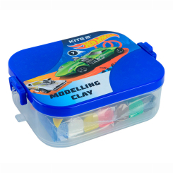 Наборы для лепки - ​Восковой пластилин Kite Hot Wheels 7 цветов (HW22-080)