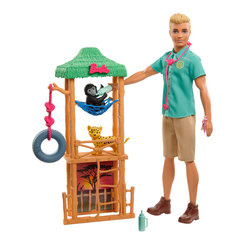 Куклы - Набор Barbie You can be Кен ветеринар и дикие животные (GJM32/GJM33)