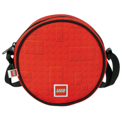 Рюкзаки та сумки - Сумка через плече LEGO Lifestyle Round Brick dots red (20369-2611)