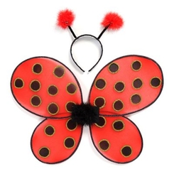 Костюми та маски - Набір Great Pretenders Ladybug Крильцята та обруч для голови (16300)