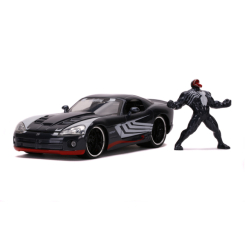 Транспорт и спецтехника - Машина Jada Spider-Man Dodge Viper SRT10 с фигуркой Венома 1:24 (253225015)