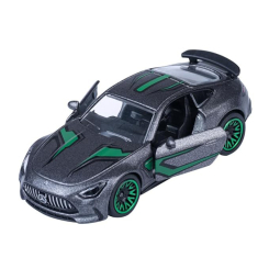 Автомодели - Автомодель Majorette Делюкс Мерседес АМГ серебристая с черным и зеленым (8502101000/4)