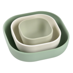 Товары по уходу - Набор тарелок Beaba силиконовых оливковый (913567) Товары по уходу - Набор тарелок Beaba силиконовых оливковый (913567)