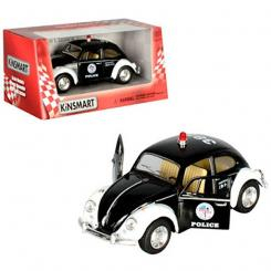 Транспорт и спецтехника - Игрушка машинка Kinsmart Полиция Volkswagen Classical Beetle (KT5057WP)