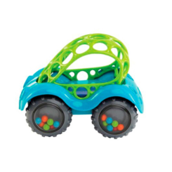 Погремушки, прорезыватели - Погремушка Lindo Голубая машинка (4890210503394)