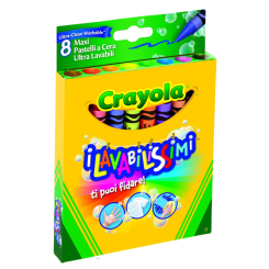 Канцтовары - Набор восковых мелков Crayola Ultra-clean washable 8 шт (52-3282)