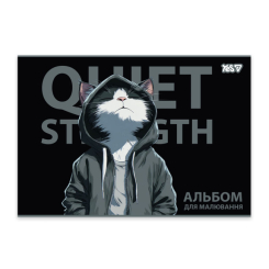 Альбоми та папір для малювання - Альбом для малювання Yes Mystery cat А4 20 аркушів (130644)