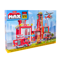 Конструкторы с уникальными деталями - Конструктор MAX City Пожарные 976 деталей (83165) Конструкторы с уникальными деталями - Конструктор MAX City Пожарные 976 деталей (83165)