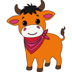 Товары для рисования - Раскраска Art Craft Бычок (15108-AC)