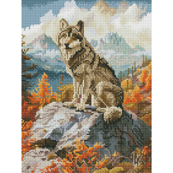 Товары для рисования - Алмазная мозаика Brushme Горный волк (RDBS7025) Товары для рисования - Алмазная мозаика Brushme Горный волк (RDBS7025)