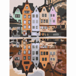 Товари для малювання - Картина за номерами Brushme Відображення Стокгольма (RBS34835)