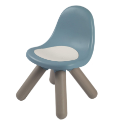 Детская мебель - Стул со спинкой детский Smoby Toys голубовато-белый (880108)