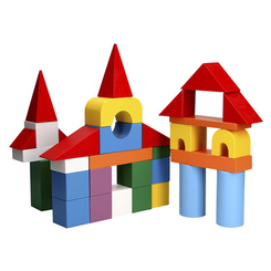 Кубики - Кубики Komarov TOYS Строитель Мини цветной (A 318) (А318)