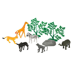 Фігурки тварин - Набір тварин Зоопарк з аксесуарами SIMBA 2 види в асортименті (434 1202) (4341202)