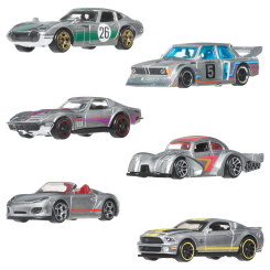 Автомодели - Набор автомоделей Hot Wheels Silver series ZAMAC (JLB26)