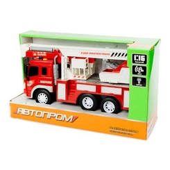 Транспорт и спецтехника - Пожарная машина Автопром 1:16 (7672C)