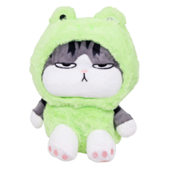 Мягкие животные - Мягкая игрушка Кот Император в костюмчике зеленый MIC (K15323) (226661)