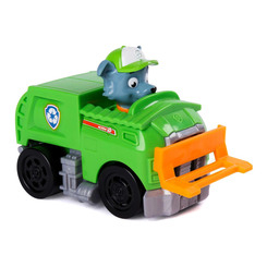 Фігурки персонажів - Фігурка Paw patrol Роккі із рятувальною машинкою механічна функція (SM16605/SM16605-25)