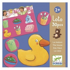 Классические игры - Детское лото DJECO Дом (DJ08121)