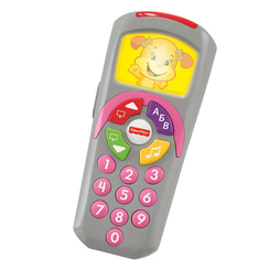 Розвивальні іграшки - Розвивальна іграшка Fisher-Price Розумний пульт рожевий із ефектами (DLK76/DLK75)