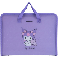 Канцтовары - Папка-портфель Kite Kuromi на молнии A4 (HK24-202)