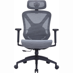 Меблі для геймерів - Крісло офісне OfficePro Atlas Black/Dark Gray (OC630-B-DG-DG)