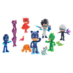 Фігурки персонажів - Набір фігурок PJ Masks Deluxe 9 шт (24671)