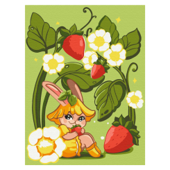 Товари для малювання - Картина за номерами Brushme Лісова суничка (KBS0142) Товари для малювання - Картина за номерами Brushme Лісова суничка (KBS0142)