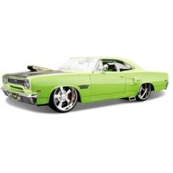 Транспорт и спецтехника - Автомодель 1970 Plymouth GTX (1 24) зеленая (31016 green)