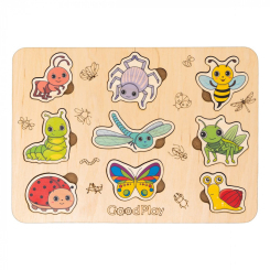 Розвивальні іграшки - Пазл-сортер Good Play Комахи (PS-4-020) Розвивальні іграшки - Пазл-сортер Good Play Комахи (PS-4-020)