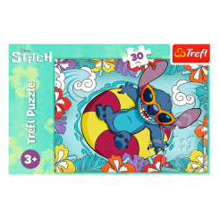 Пазли - Пазл Trefl Lilo and Stitch У відпустці 30 елементів (18305)