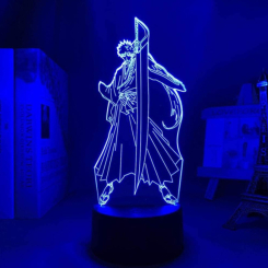 Ночники, проекторы - Настольный светильник-ночник Ichigo Kurosaki Ичиго Куросаки Bleach Блич v2 16 цветов USB (20981) Bioworld