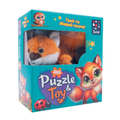 Пазлы - Пазлы De.tail Лисенок 260 деталей (DT200-12)