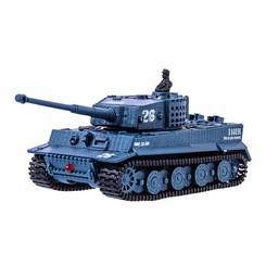 Радиоуправляемые модели - Игрушечный танк Great Wall Toys Тигр на радиоуправлении серый 1:72 (GWT2117-4)