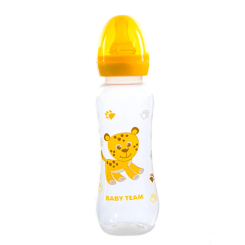 Товари для догляду - Пляшечка для годування Baby Team Леопард жовта (1310/1)