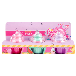 Косметика - ​Набор бальзамов для губ Create It! Капкейки 3шт (848004)