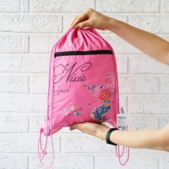 Рюкзаки та сумки - Рюкзак-сумка для одягу та взуття 4Profi "Nixie" 43х33 Рожевий 46136 (000003480)