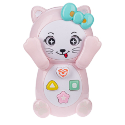 Развивающие игрушки - Детский интерактивный телефон Play Smart ''Ау котик'' Pink (7828(PINK))
