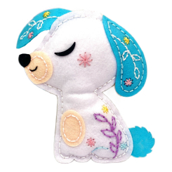 Набори для творчості - Набір для творчості Apli Krapli Зший сам іграшку з фетру Щенятко (4820198701444) Набори для творчості - Набір для творчості Apli Krapli Зший сам іграшку з фетру Щенятко (4820198701444)