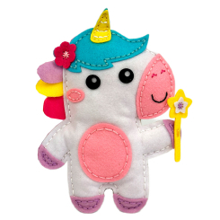 Наборы для творчества - Набор для творчества Apli Krapli Сшей сам игрушку из фетра Единорог (4820198701321)