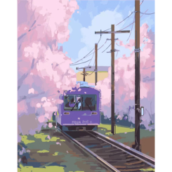 Товары для рисования - Картина по номерам Art Craft Поезд в Синдзюку 40 х 50 см (10533-AC)