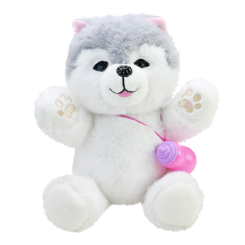 М'які тварини - Інтерактивна іграшка Кращий друг Собачка сіро-біла (BF2511/1)