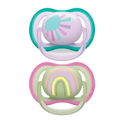 Товары по уходу - Пустышка Avent Ultra Air ортодонтическая 2 шт (SCF085/59) Товары по уходу - Пустышка Avent Ultra Air ортодонтическая 2 шт (SCF085/59)