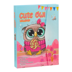Косметика - Набір косметики Shantou Jinxing Cute owl блакитний (8624 DO1/1)