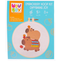 Набори для творчості - Набір для творчості Wow Box Вчимося вишивати Капібари (WOW0272) Набори для творчості - Набір для творчості Wow Box Вчимося вишивати Капібари (WOW0272)
