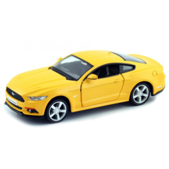 Автомодели - Автомодель Uni-Fortune Ford Mustang 2015 желтая 1:37 (554029M(B)